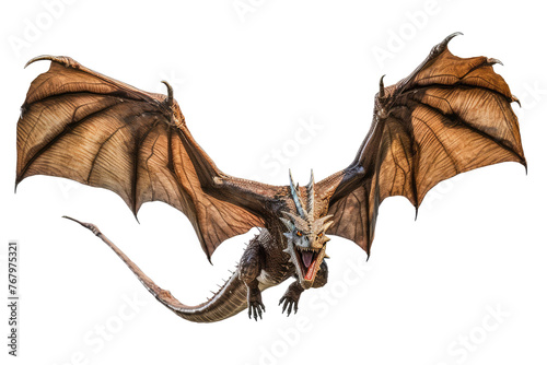 Phantasy dragon isolated on a transparent background
