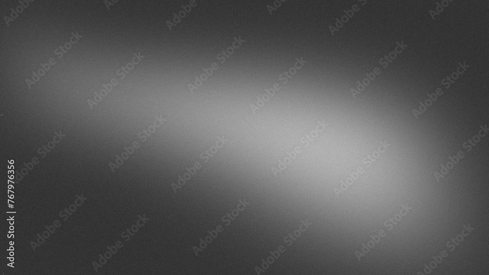 Fundo de textura granulada escura cinza branco brilhante cor abstrata gradiente forma cometa cinza pano de fundo design de banner grunge - obrazy, fototapety, plakaty 