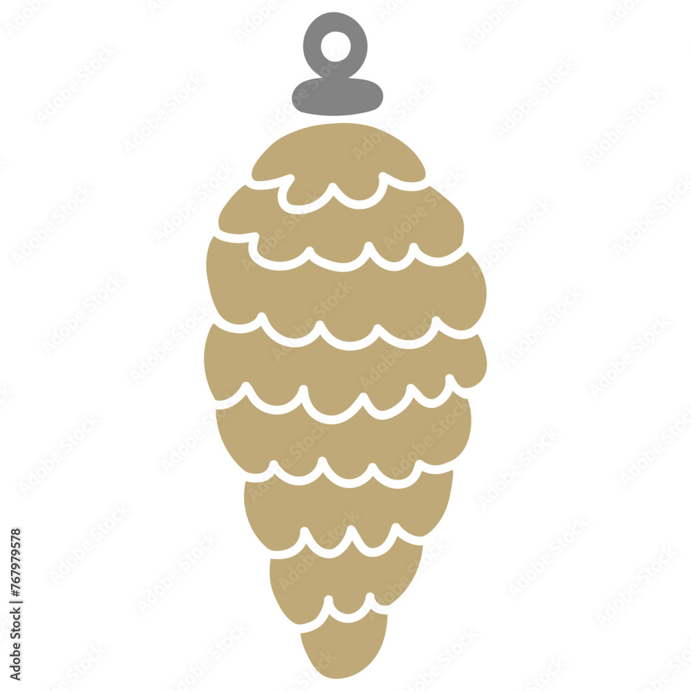 Vector illustration with Christmas tree ball. Hand-drawn Christmas decoration. Isolated SVG for Cricut Vector illustration with Christmas tree ball. Hand-drawn Christmas decoration. Isolated SVG for Cricut