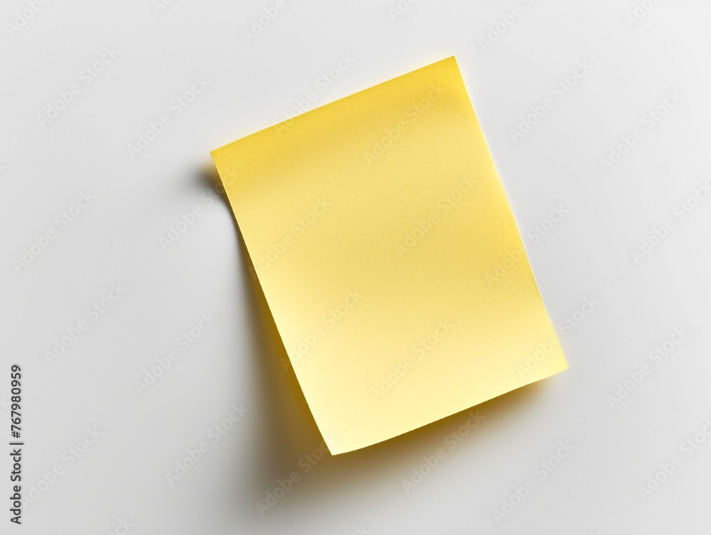 Sticky notes are isolated on a white background in a minimalist style. Sticky notes are isolated on a white background in a minimalist style.