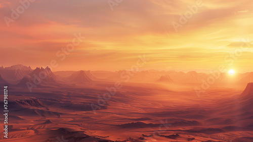 Dawn's Desert Serenity