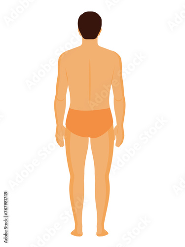 Human Front Character design,