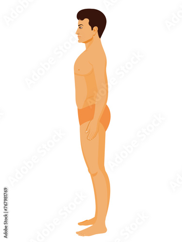 Human Front Character design,