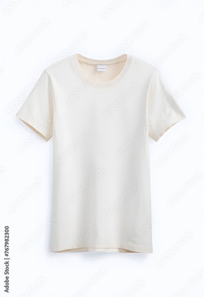 White blank T-shirt mock up isolated on white background White blank T-shirt mock up isolated on white background
