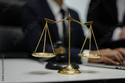 Partner lawyers or attorneys discussing a contract agreement. Successful businessmen have a contract in place to protect it,signing of modest agreements form in office...