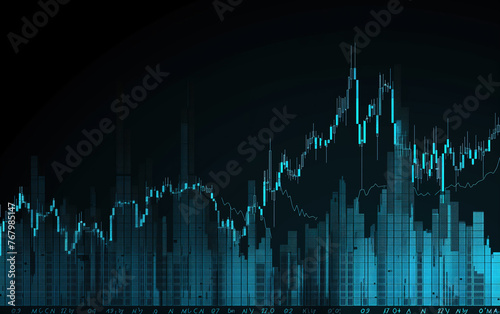 stock market quotes,created with Generative AI tecnology.