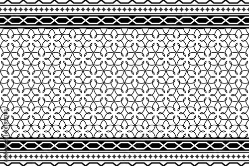 Photography Contemporary seamless pattern, Asian embroidery motifs