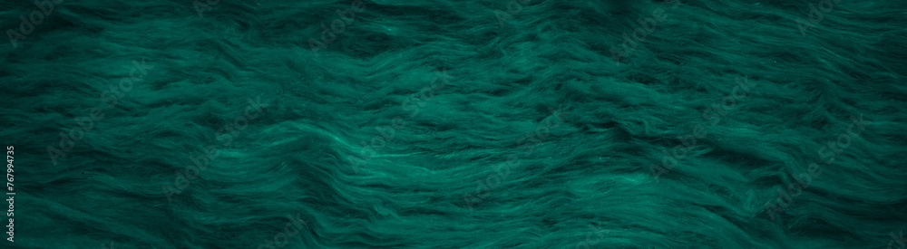 blue mineral wool with a visible texture - obrazy, fototapety, plakaty 
