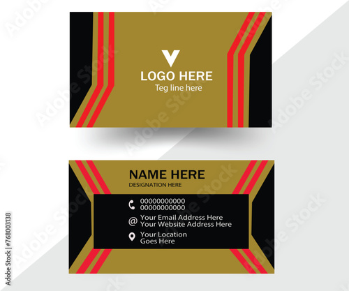 Corporate business card  design.