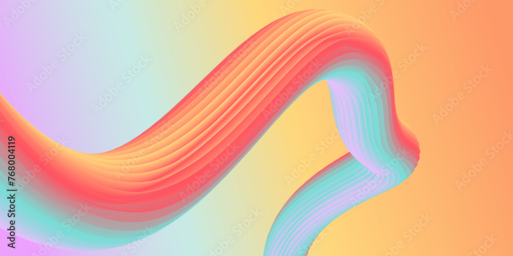 Colorful Fluid 3d Design Background. Abstract Cover Template. Vector Illustration. Colorful Fluid 3d Design Background. Abstract Cover Template. Vector Illustration.