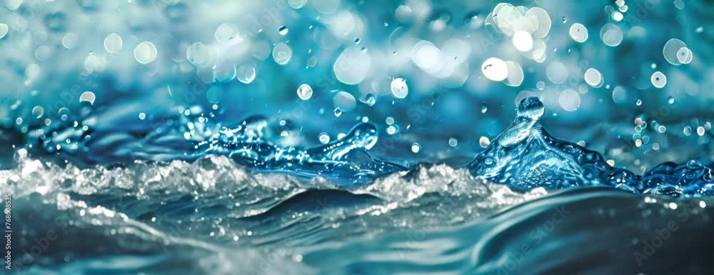 Abstract background with water 4K Video