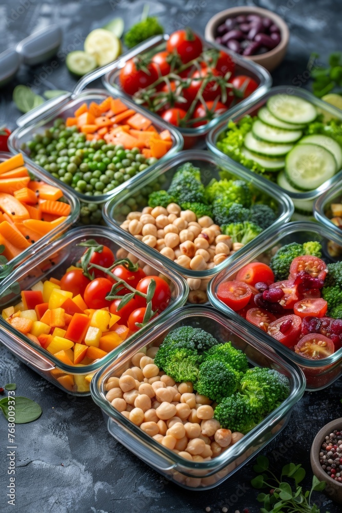 Meal preparation for a nutritious and well-rounded fitness diet