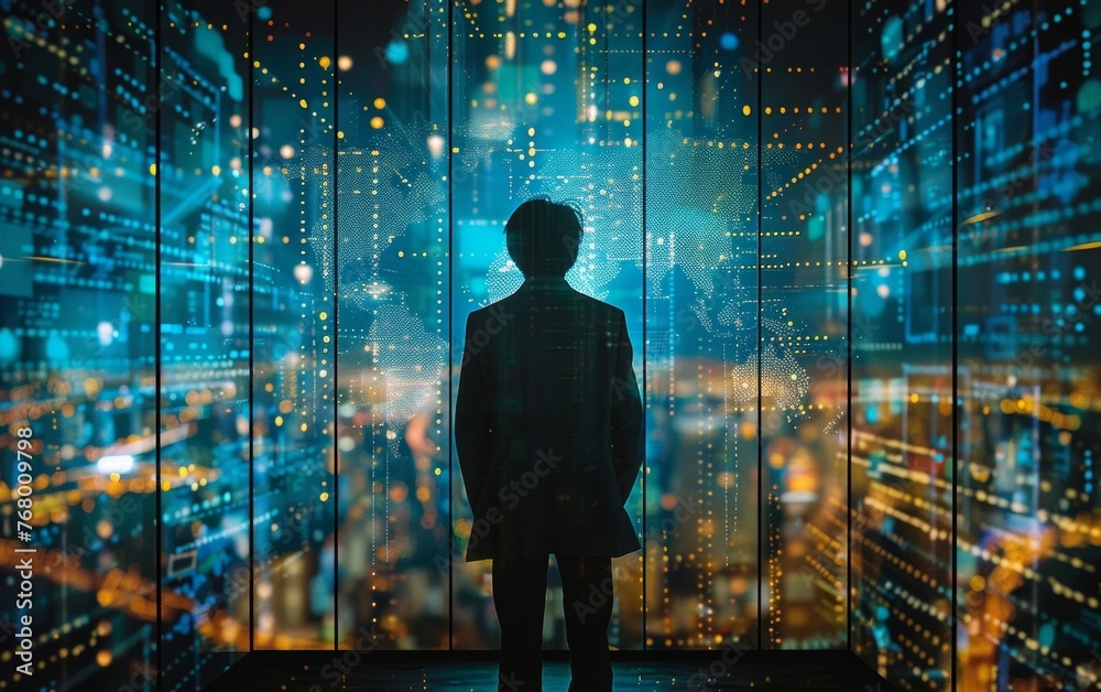Imagine a vivid depiction of a cybersecurity expert actively responding to a cyber threat, with their shadow blending into the digital landscape of maps. Imagine a vivid depiction of a cybersecurity expert actively responding to a cyber threat, with their shadow blending into the digital landscape of maps.