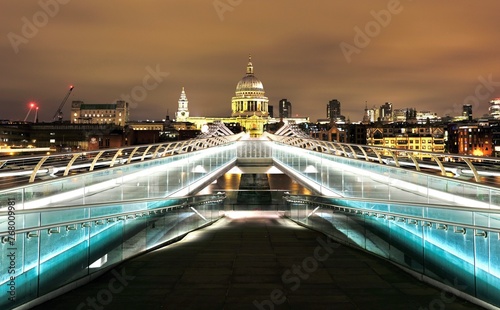 city bridge at night © romanas