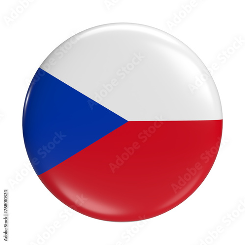 Free Download Czech Republic flag icon - Football World Cup 2026 - GFXLoad