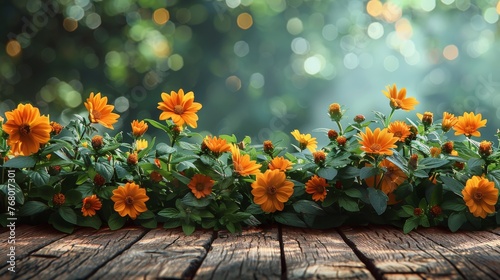 Close Up of Flowers Clustered on Tree Branch