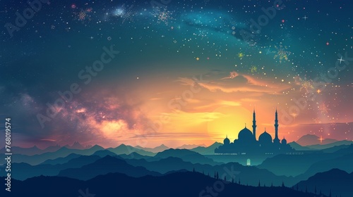 Islamic wallpaper background, Ramadan background, Eid al-Adha.