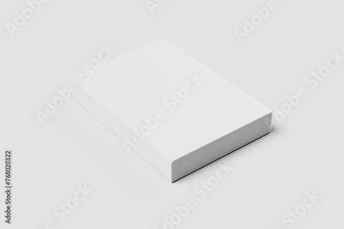 A4 Paper Stack Mockup