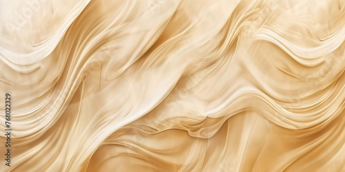 Abstract Beige Waves Texture Background