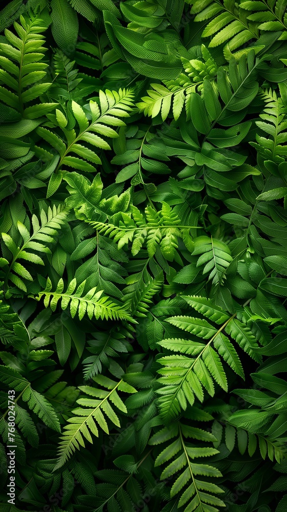 Green fern wallpaper