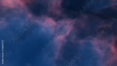 Night sky - Universe filled with stars, nebula and galaxy 