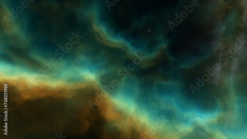 Night sky - Universe filled with stars, nebula and galaxy 