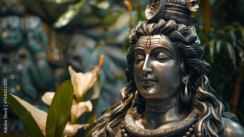 gray sculpture of god shiva gray sculpture of god shiva
