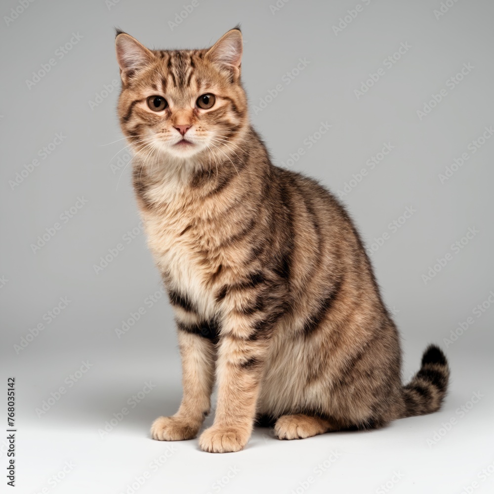Beautiful cat isolated on studio background Beautiful cat isolated on studio background