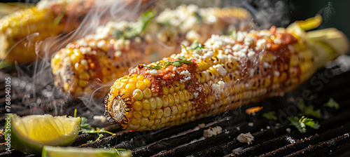 Mexican street corn grilled