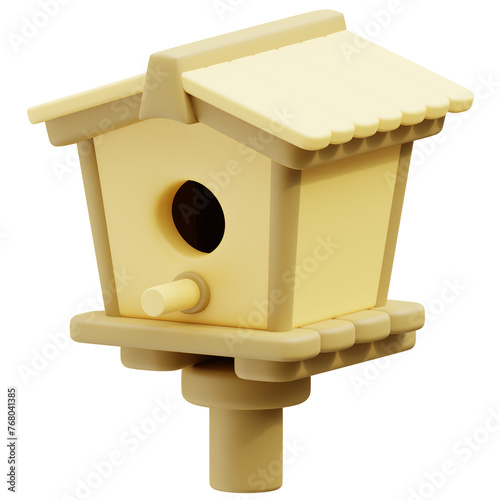 Bird House 3d icon