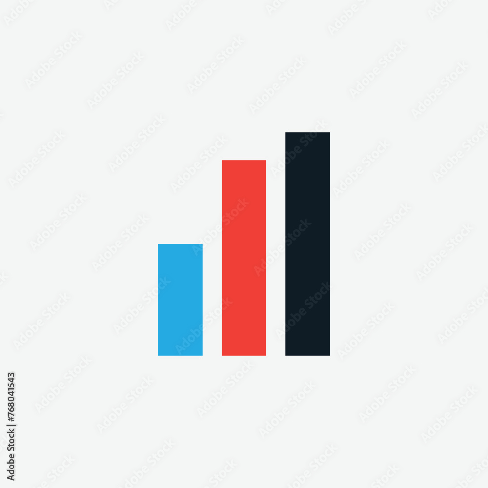 Chart icon business chart icon vector logo design template Chart icon business chart icon vector logo design template