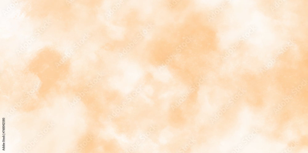 Luxury orange grunge marbled texture background. old watercolor paper. abstract watercolor background for poster, banner, wallpaper, business card. yellow and purple nebula space. banner texture.