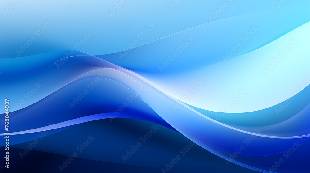 Wavy blue abstract minimalist background. Timeless design with smooth wavy pattern. Wavy blue abstract minimalist background. Timeless design with smooth wavy pattern.