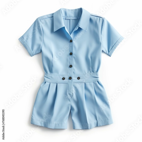 Blue Romper isolated on white background © Michael Böhm