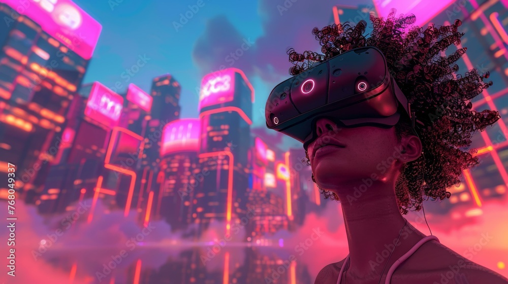 A VR social media platform, where users can interact in fully customizable avatars and spaces
