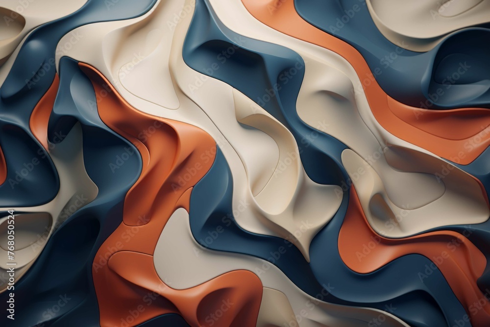 AI-generated abstract pattern with organic shapes AI-generated abstract pattern with organic shapes