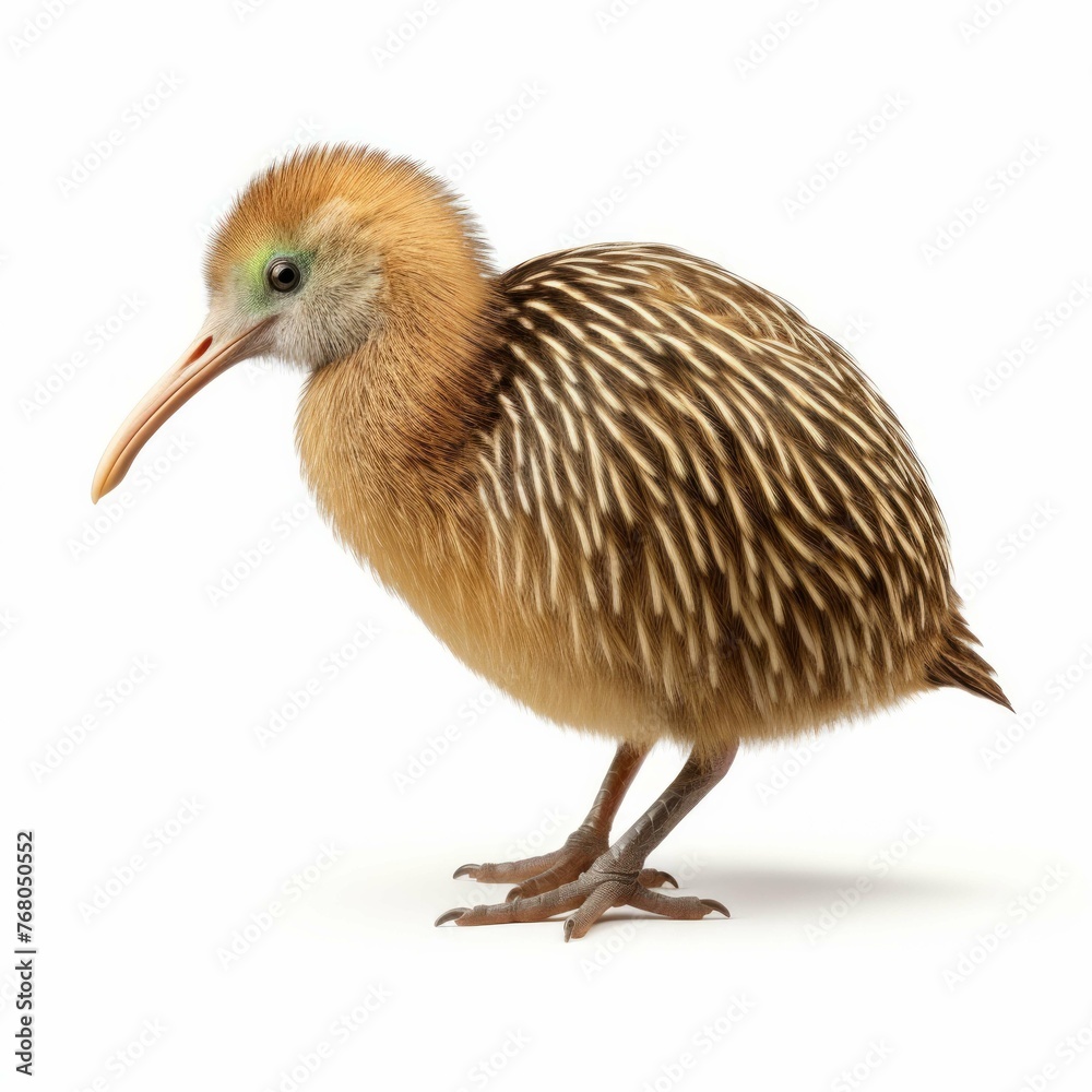 Kiwi Bird isolated on white background Kiwi Bird isolated on white background