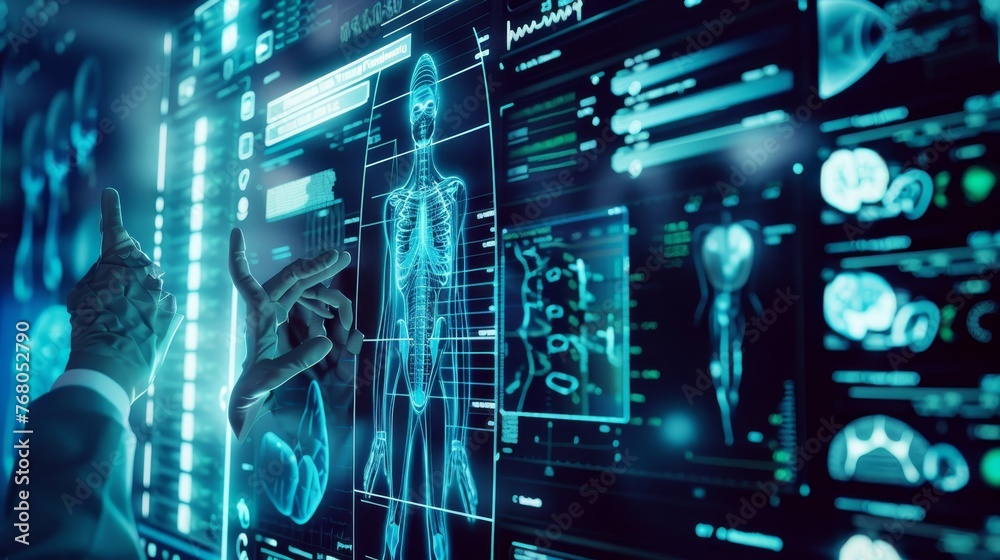 Obraz premium Medical technology concept. EMR.