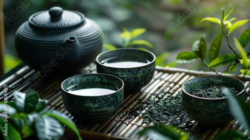 teapot and cup of tea