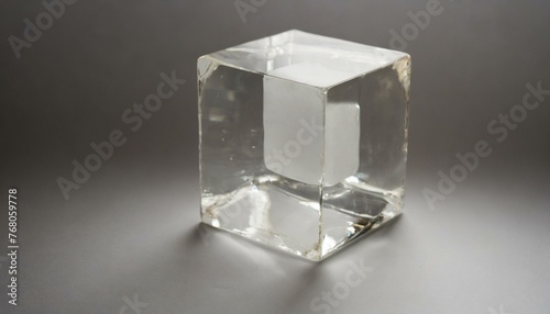 Capturing Clarity  Studio Photography of a Clear Glass Cube 
