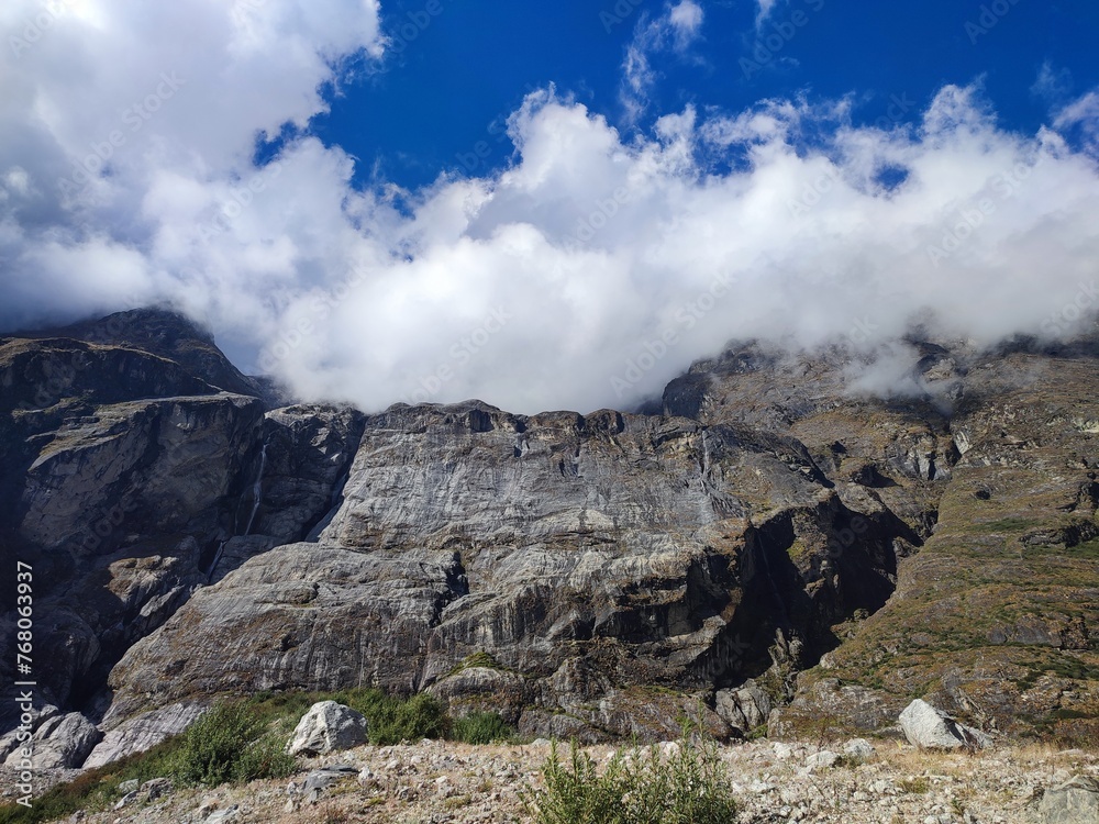 Fototapeta premium mountain landscape with clouds