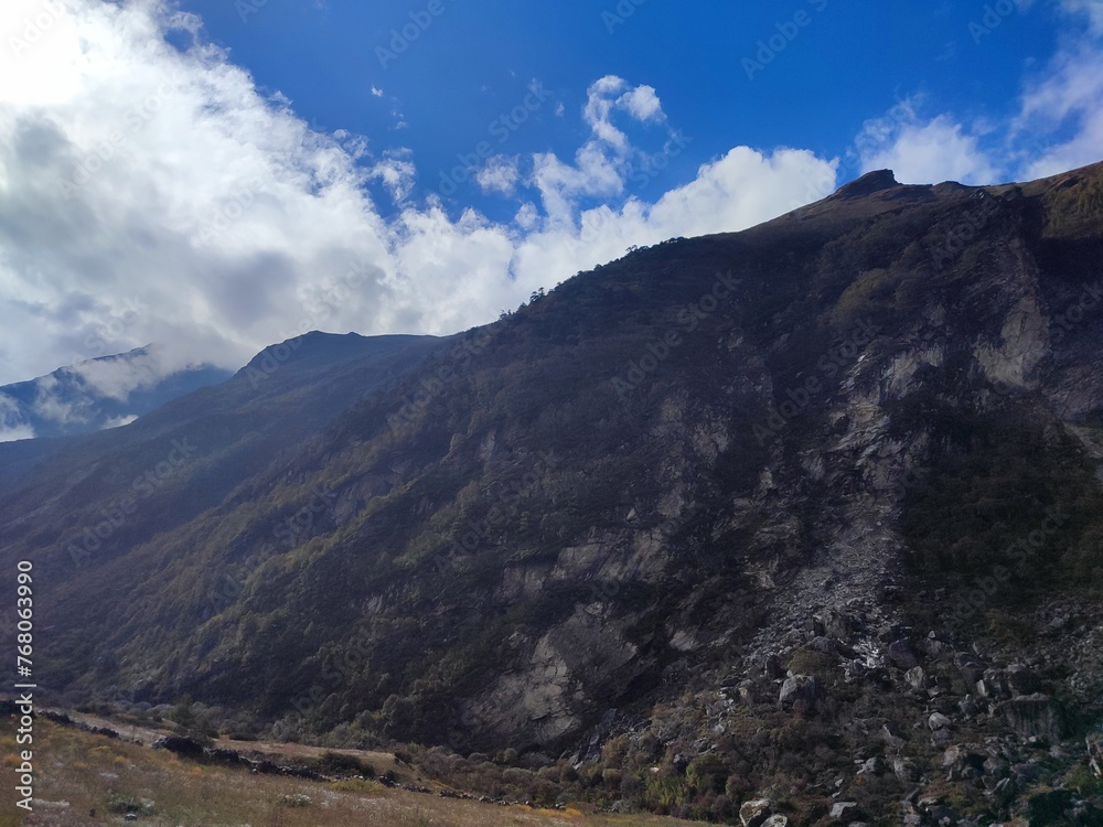 Fototapeta premium mountain landscape with clouds