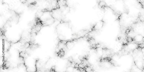 White marble texture Panoramic white background. marble stone texture for design. Natural stone Marble white background wall surface black pattern. White and black marble texture background.