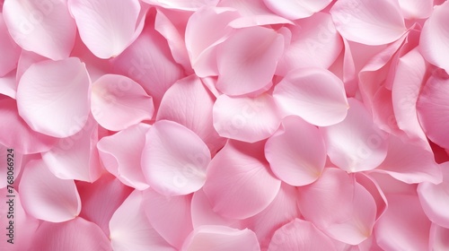 Petals of pink rose spa background 