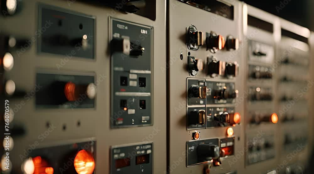 sound mixer operating at a concert