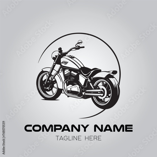 Motorcycle company logo vector image