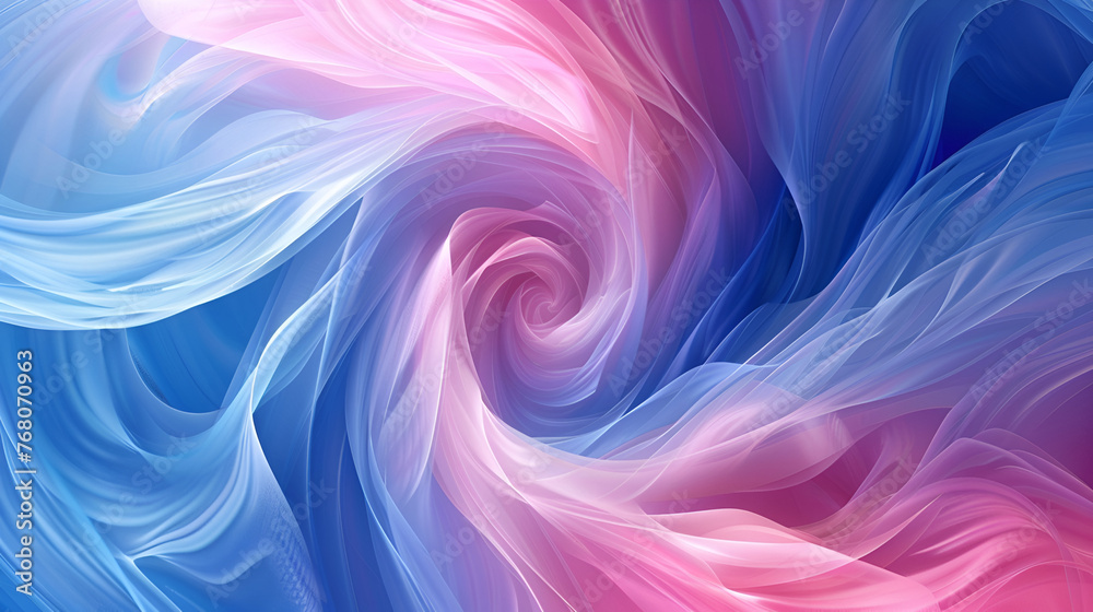 Smoke vortex background. Magic portal. Magenta pink blue steam spiral hypnotic swirl abstract whirlpool illusion fantasy teleport creative art
