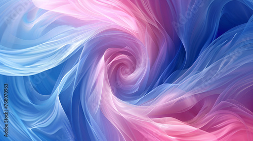 Smoke vortex background. Magic portal. Magenta pink blue steam spiral hypnotic swirl abstract whirlpool illusion fantasy teleport creative art