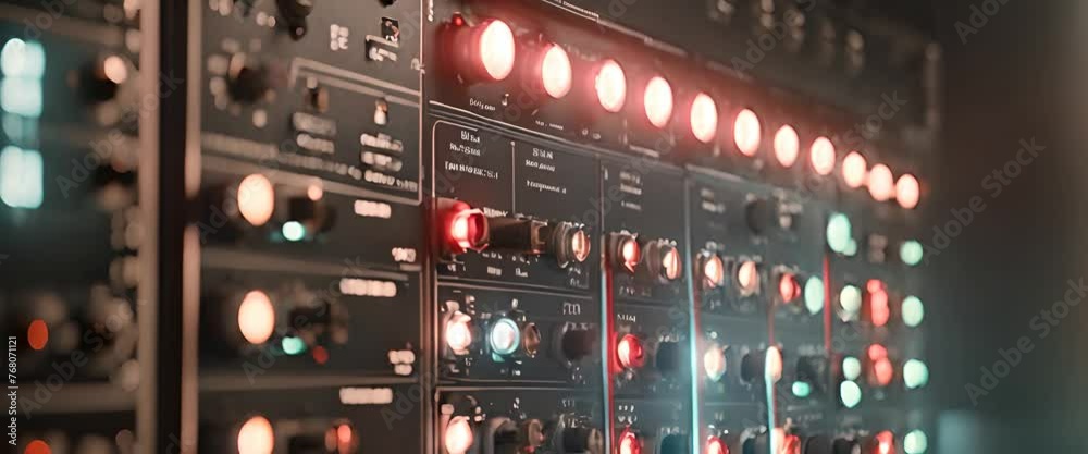 sound mixer operating at a concert