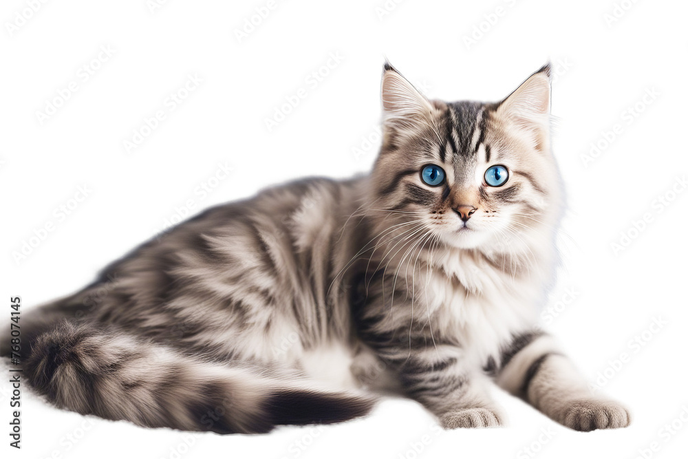 background lifestyle longhair gray pets concept blue fluffy cute tabby large kitten cat funny eyes lovely beautiful white adorable animal baby breed british closeup domestic eye face felino